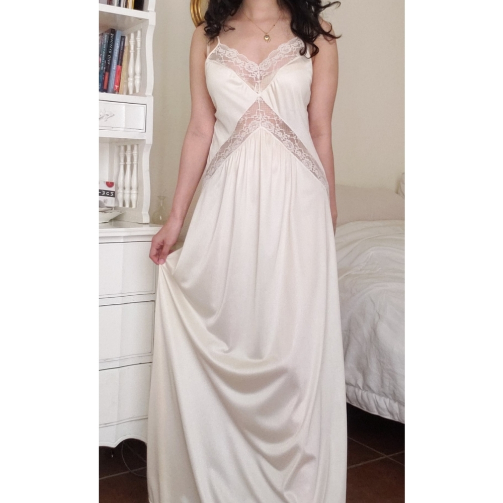Vintage Maxi Nightgown Chemise 1970s